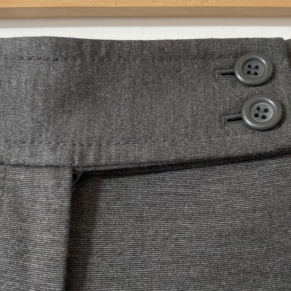 NWOT Lot of 2 LOFT pants charcoal gray & black size 10 - Picture 4 of 7